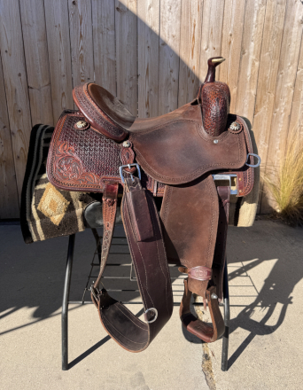 2020 15.5” Martin High Plains Saddle – Nettles Stirrups for Sale in Solvang, California